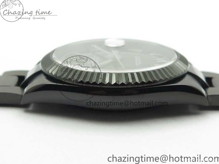 Best AAA Replica Sites Best Edition All DateJust Dial 41 Black Bracelet Markers PVD ModernLook A Roman PVD Oyster Black VRF 2793 on 0119